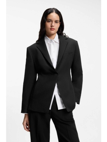 hugo boss γυναικείο σακάκι μονόχρωμο με τσέπες `antera`  σε προσφορά