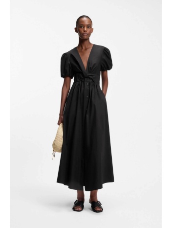 hugo boss γυναικείο midi φόρεμα `kodela` - 50559524 μαύρο σε προσφορά