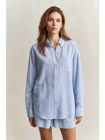 gant γυναικείο πουκάμισο button down με ριγέ σχέδιο και σε προσφορά