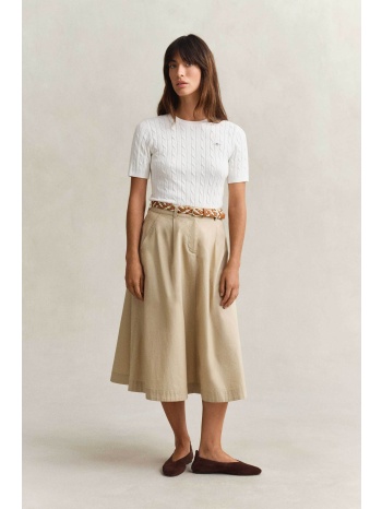 gant γυναικεία midi φούστα ψηλόμεση regular fit - 4400224 σε προσφορά