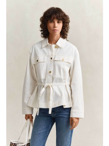 gant γυναικείο denim jacket relaxed fit - 4700417 λευκό σε προσφορά