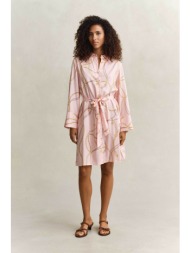 gant γυναικείο mini φόρεμα σεμιζιέ με print regular fit - 4503497 ροζ ανοιχτό