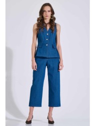 bill cost γυναικείο denim γιλέκο - 10-200200-0 denim blue