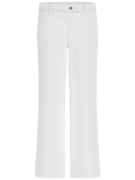 guess γυναικείο παντελόνι wide leg - w6ga1ld0707 λευκό