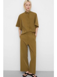 adolfo domínguez γυναικείο παντελόνι straight fit - 268031739 λαδί