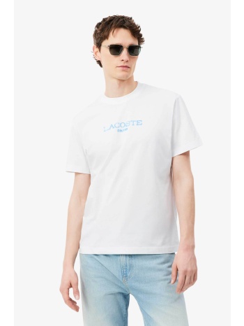 lacoste ανδρικό t-shirt με logo print classic fit - th1435 σε προσφορά