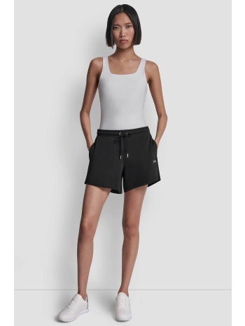 dkny γυναικείο σορτς με logo - dp6s5292 μαύρο