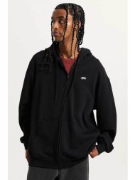 vans ανδρική ζακέτα φούτερ με κουκούλα loose fit `salton` - vn000p5ablk1 μαύρο
