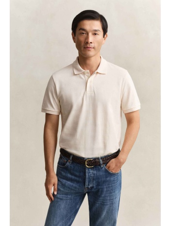 gant ανδρική μπλούζα πόλο textured με ton-sur-ton ριγέ σε προσφορά