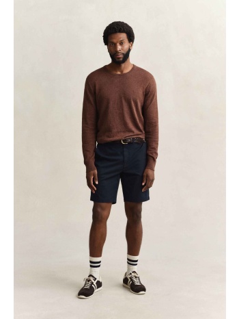 gant ανδρική βερμούδα chino regular fit - 205620 μπλε σκούρο σε προσφορά