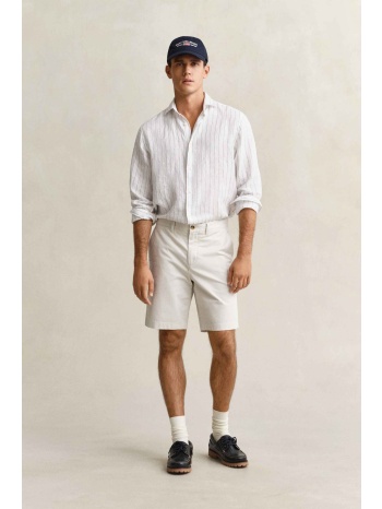 gant ανδρική βερμούδα chino regular fit - 205620 εκρού σε προσφορά
