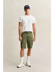gant ανδρική βερμούδα cargo regular fit - 205630 λαδί