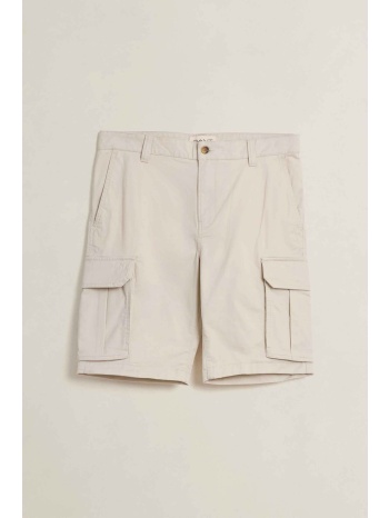 gant ανδρική βερμούδα cargo regular fit - 205630 εκρού σε προσφορά