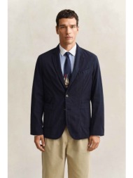 gant ανδρικό σακάκι textured regular fit - 7706368 μπλε σκούρο