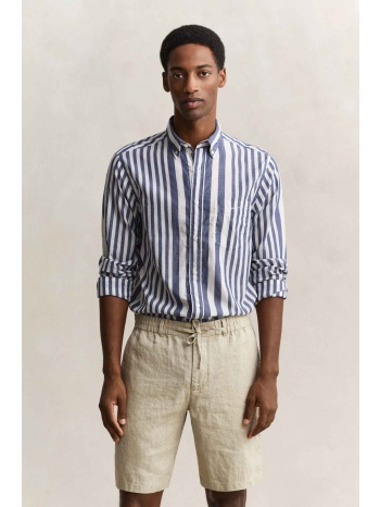 gant ανδρικό πουκάμισο button down με ριγέ σχέδιο και τσέπη σε προσφορά