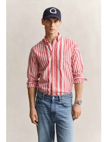 gant ανδρικό πουκάμισο button down με ριγέ σχέδιο και τσέπη σε προσφορά