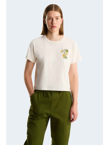 the north face γυναικείο t-shirt `flora embroidered