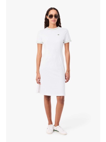 lacoste γυναικείο mini φόρεμα με contrast trims και σε προσφορά