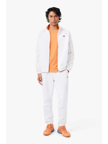 lacoste σετ ανδρική φόρμα αδιάβροχη με contrast ρίγα και σε προσφορά