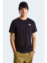 the north face ανδρικό t-shirt `half dome photo regular` - nf0a8gv0jk31 μαύρο