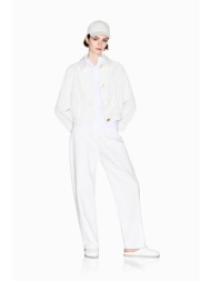armani exchange γυναικείο τζιν παντελόνι πεντάτσεπο relaxed fit - xw000100af21335 λευκό