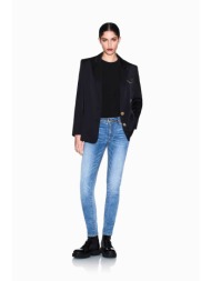 armani exchange γυναικείο τζιν παντελόνι skinny fit - xw000129af21353 denim blue
