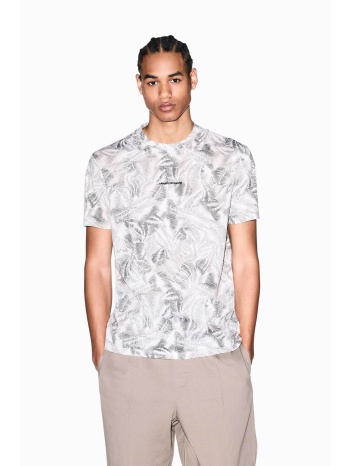 armani exchange ανδρικό t-shirt με all-over print και σε προσφορά