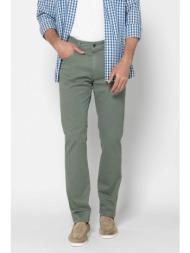 the bostonians ανδρικό casual παντελόνι πεντάτσεπο regular fit - cj0362026 λαδί
