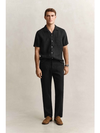 gant ανδρικό λινό παντελόνι με ελαστική μέση regular fit  σε προσφορά