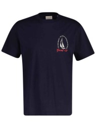 gant ανδρικό t-shirt με print regular fit - 2003404 μπλε σκούρο