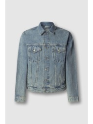 pepe jeans ανδρικό denim jacket regular fit - pm40271593v1 denim blue