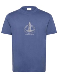 gant ανδρικό t-shirt με graphic print regular fit - 2003425 μπλε