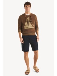nautica ανδρική βερμούδα cargo classic fit - br6509 μπλε σκούρο