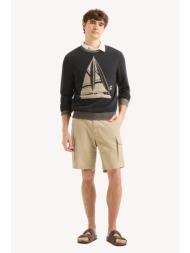 nautica ανδρική βερμούδα cargo classic fit - br6509 μπεζ