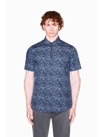 armani exchange ανδρικό πουκάμισο με all-over print σε προσφορά