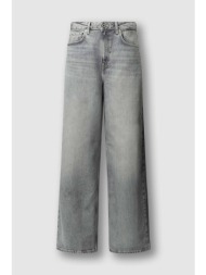 pepe jeans γυναικείο τζιν παντελόνι πεντάτσεπο wide fit `jaimy` - pl20474048va2 γκρι