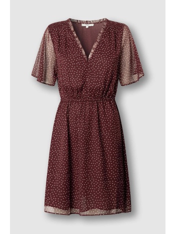 pepe jeans γυναικείο mini φόρεμα με all-over πουά print σε προσφορά