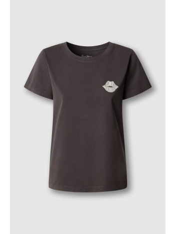 pepe jeans γυναικείο t-shirt με print `brule` - pl5000082 σε προσφορά