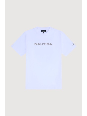 nautica ανδρικό t-shirt με λογότυπο και graphic print στο σε προσφορά