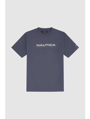nautica ανδρικό t-shirt με λογότυπο και graphic print στο σε προσφορά