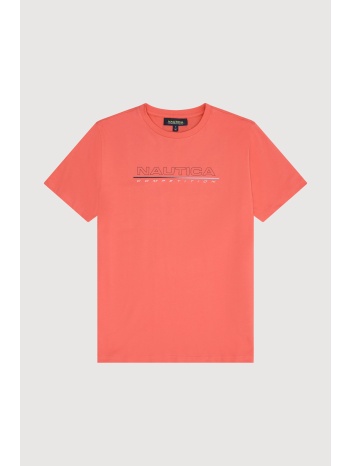 nautica ανδρικό t-shirt με λογότυπο και graphic print στο σε προσφορά