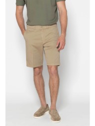 the bostonians ανδρική βερμούδα chino regular fit - en0342026 μπεζ