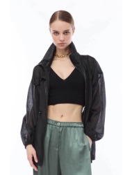 nenette γυναικείο jacket με στρας `biko` - 41bb-biko-0700 μαύρο
