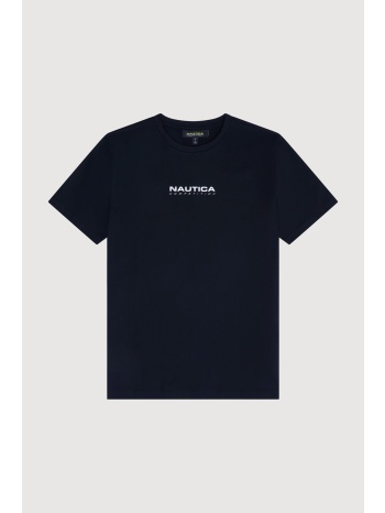 nautica ανδρικό t-shirt με λογότυπο και graphic print στο σε προσφορά