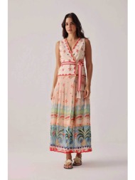 noib γυναικείο maxi φόρεμα `avery` - avery maxi dress/ss26 πολύχρωμο