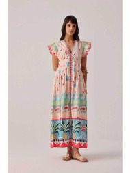 noib γυναικείο maxi φόρεμα `avery` - estella maxi dress/ss26 πολύχρωμο