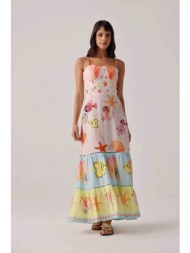 noib γυναικείο maxi φόρεμα `ruby seaborn` - ruby maxi dress/ss26 πολύχρωμο