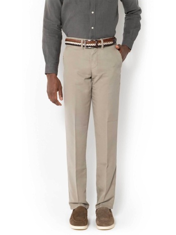 the bostonians ανδρικό παντελόνι chino regular fit `tencel` σε προσφορά