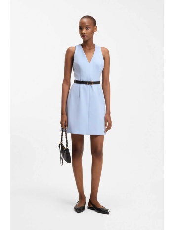 hugo boss γυναικείο mini φόρεμα `kelila` - 50558174 γαλάζιο σε προσφορά
