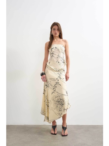 topshop γυναικεία φούστα ασύμμετρη `mani` - 31000869 λευκό σε προσφορά